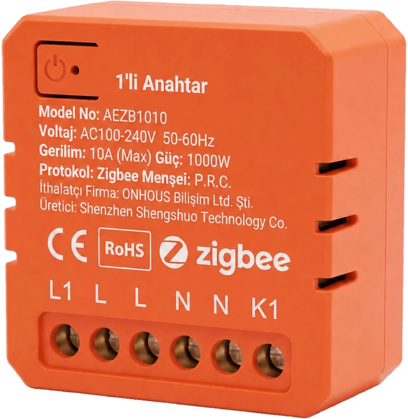 ONHOUS Zigbee In-Box Switch Module, 1-Channel