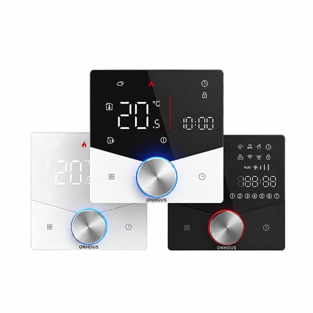 ONHOUS Zigbee Akıllı Termostat Beyaz / Siyah